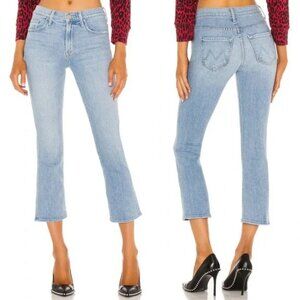 Mother The Insider Ankle Jeans in Zapped Light Wash Size 25